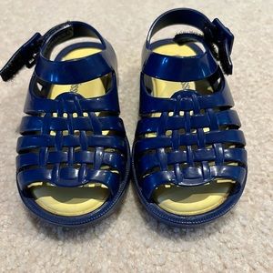 Mini Melissa Jelly Toddler Navy Sandal Size 6